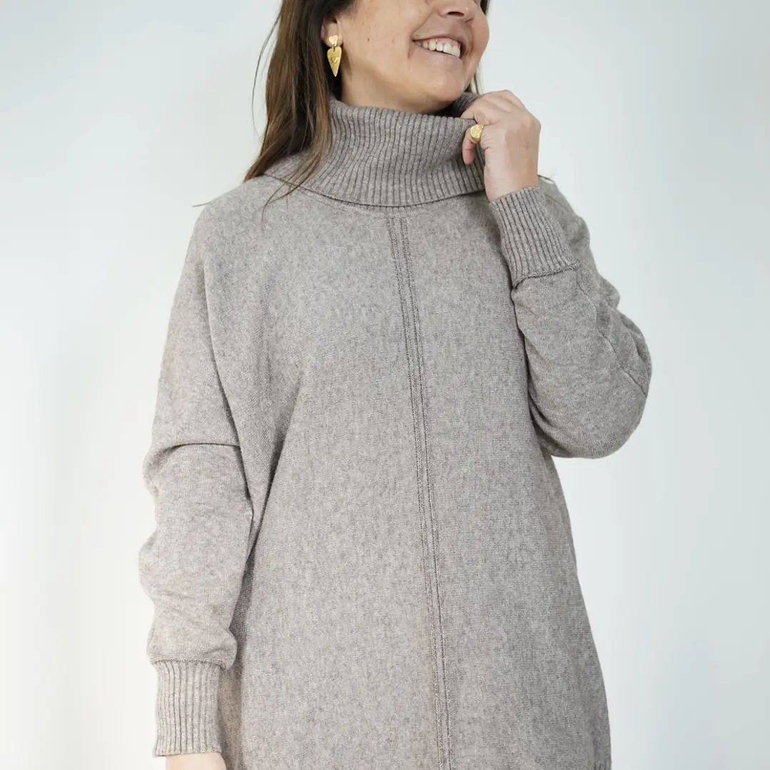 Sweater Alma Taupe 2