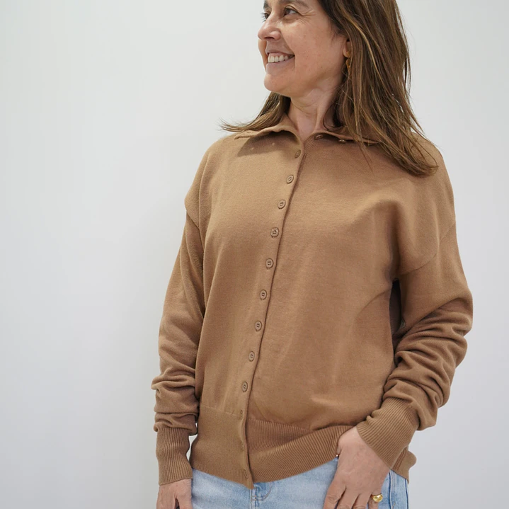 Chaleco Amalia Camel 1