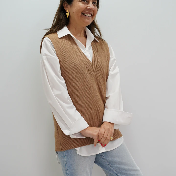 Sweater Clara Camel 1