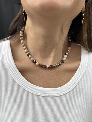 Collar Piedras Jade