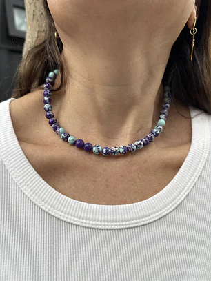 Collar Piedras Cinta