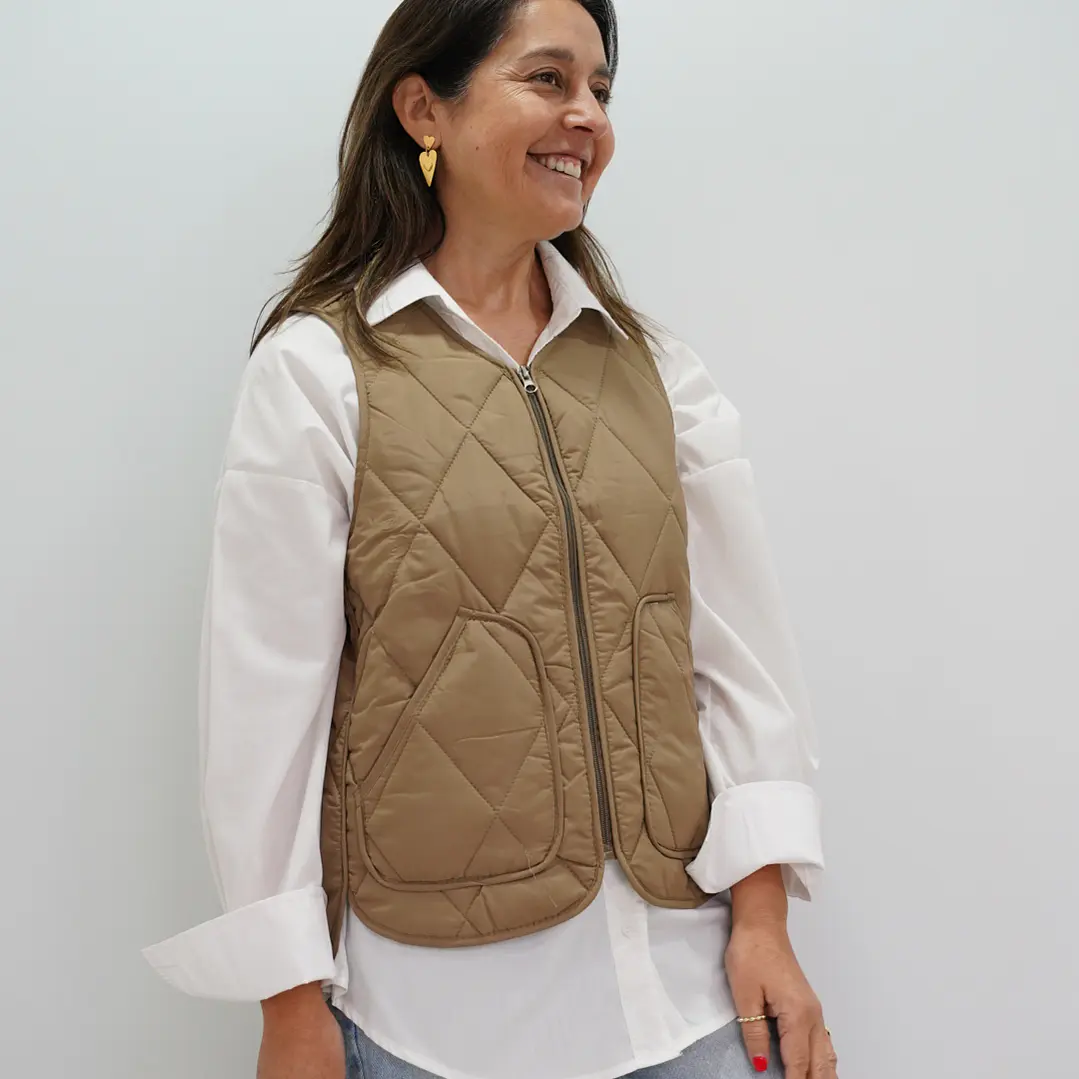 Chaqueta Nina Camel 1