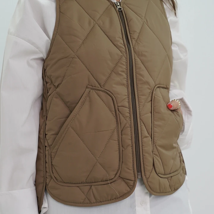 Chaqueta Nina Camel 2