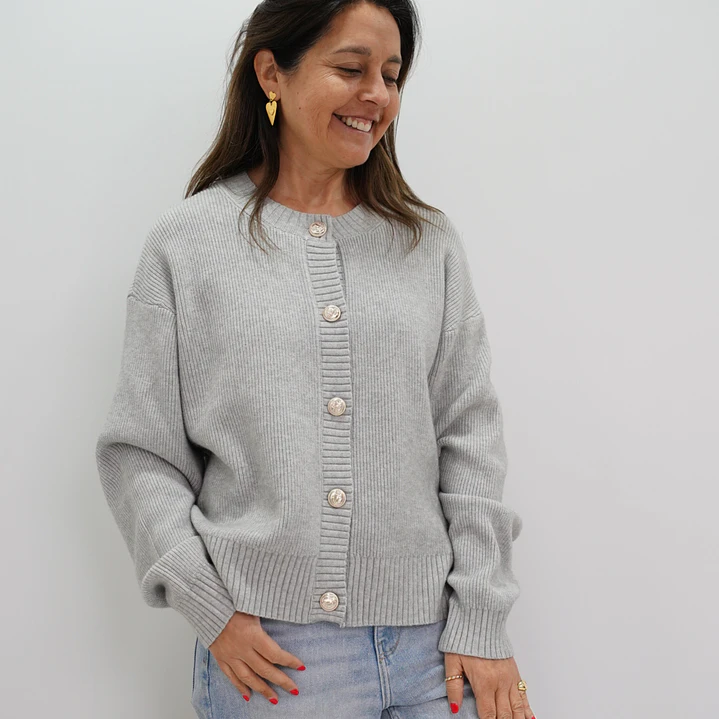 Chaleco Vicenta Gris 3