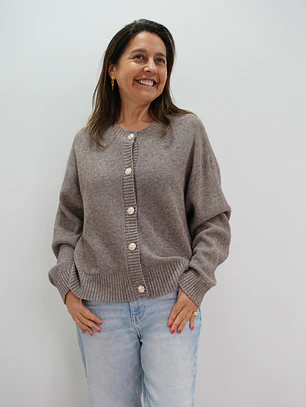 Chaleco Vicenta Taupe