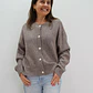 Chaleco Vicenta Taupe - Miniatura 1