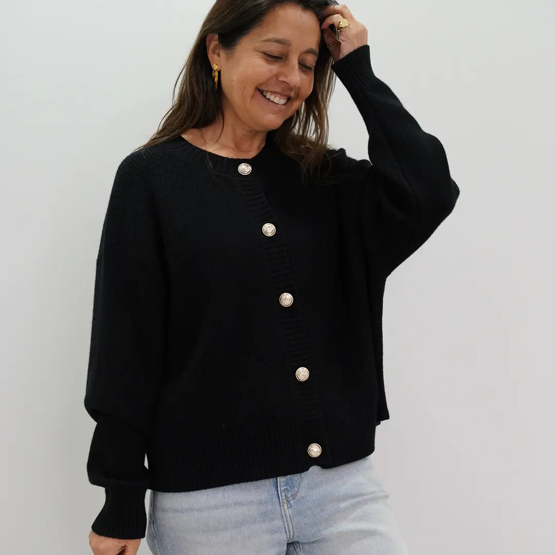 Chaleco Vicenta Negro 1