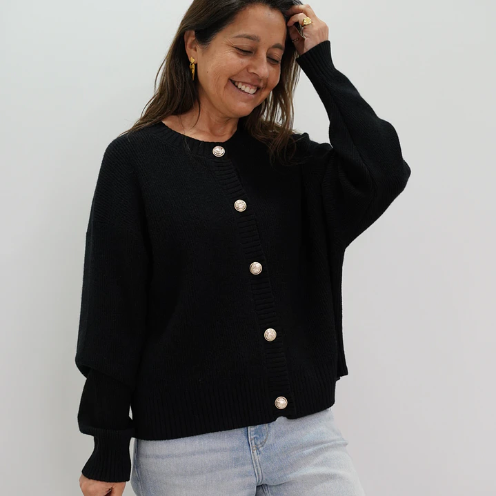 Chaleco Vicenta Negro 1