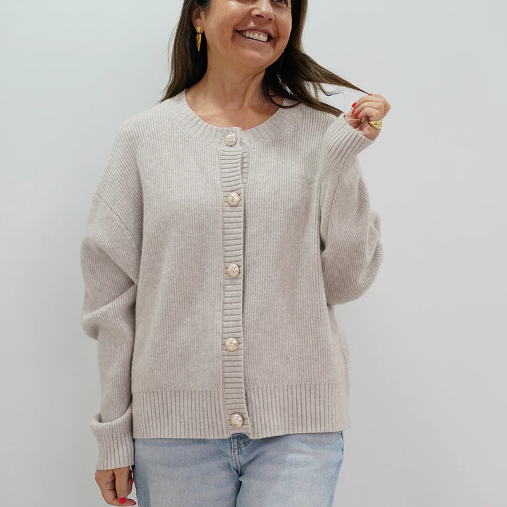 Chaleco Vicenta Beige 1