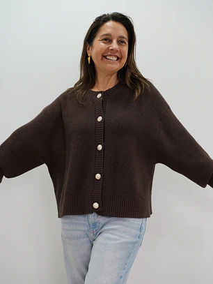 Chaleco Vicenta Chocolate 