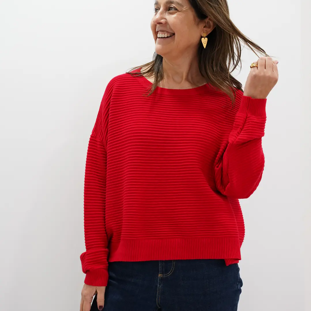 Sweater Roberta Rojo 1