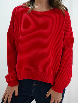 Sweater Roberta Rojo