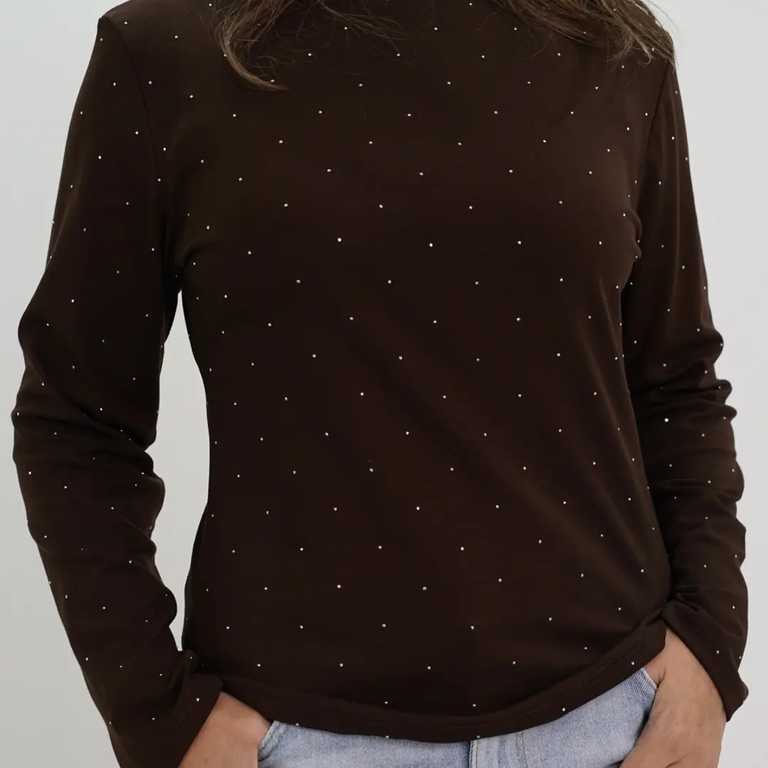 Polera Perla Chocolate  2