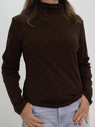 Polera Perla Chocolate 