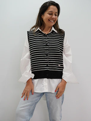 Chaleco Rebeca Negro