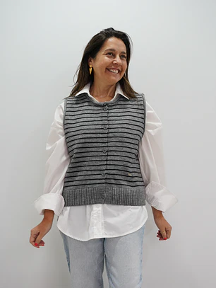 Chaleco Rebeca Gris