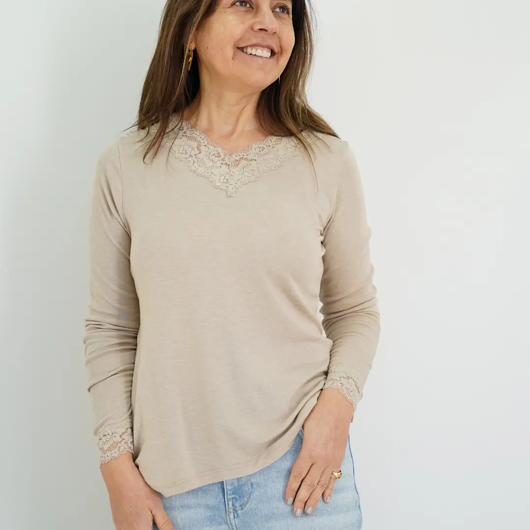 Polera Sol Beige 1