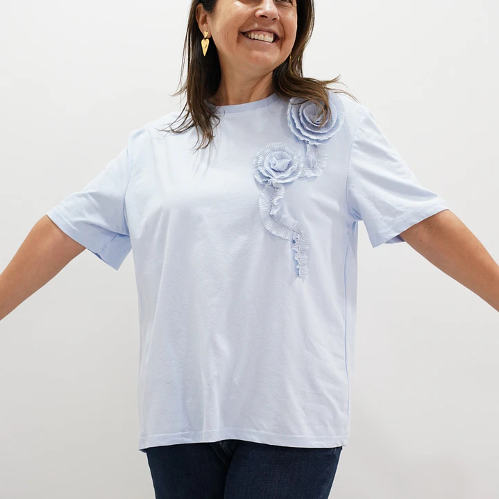 Polera Paz Celeste 1