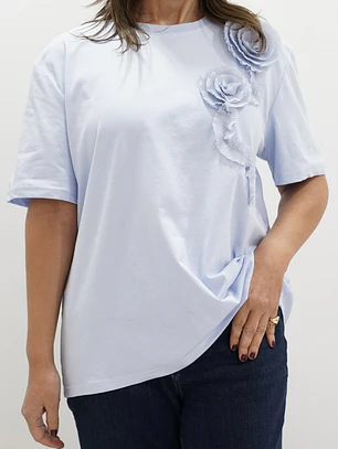 Polera Paz Celeste