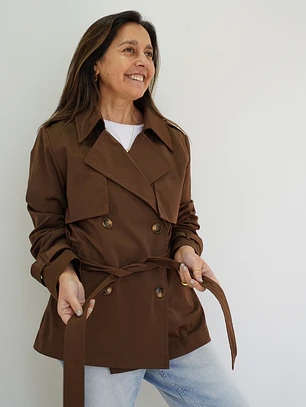 Trench Sofía Chocolate 