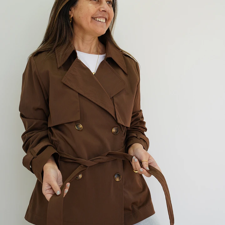 Trench Sofía Chocolate  1