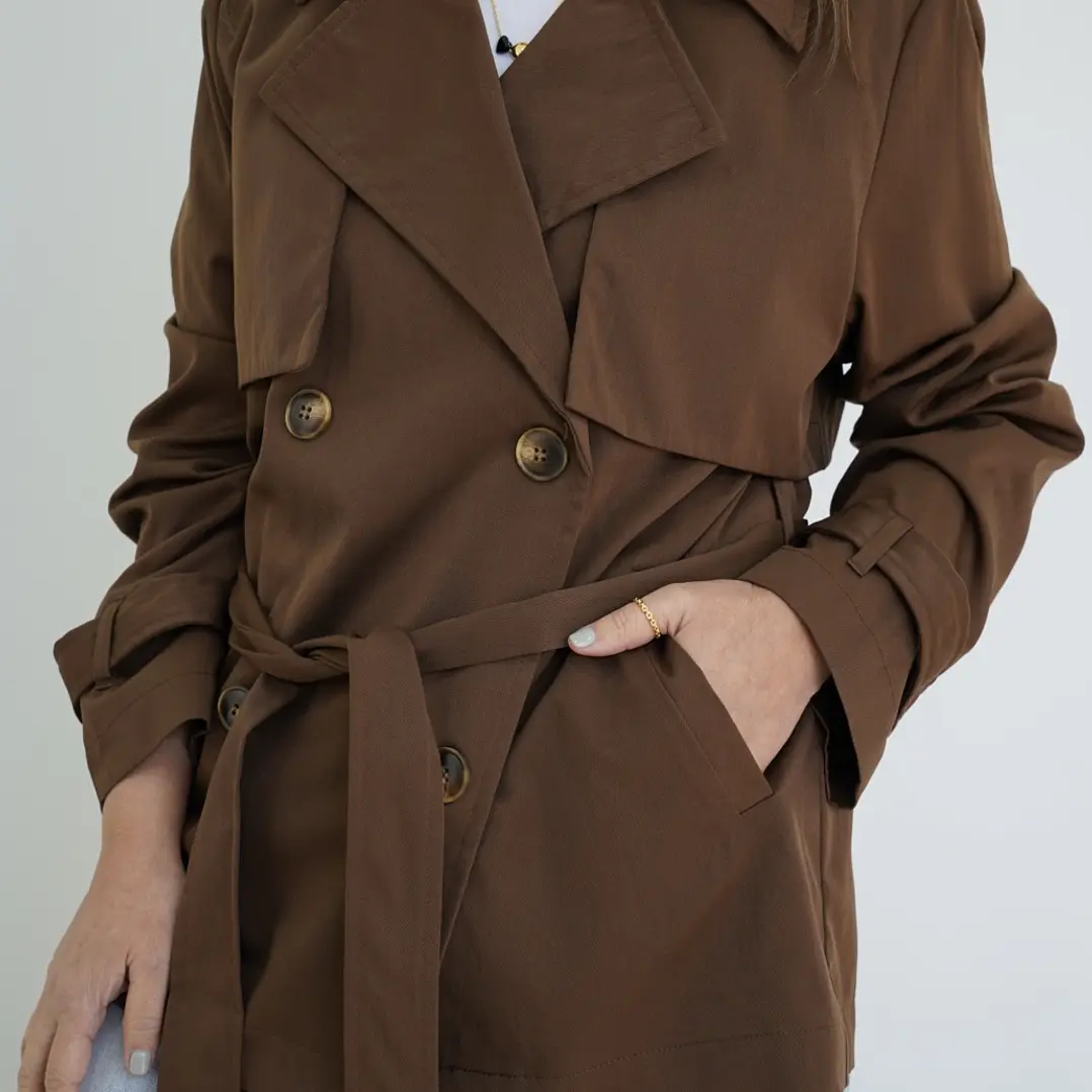 Trench Sofía Chocolate  2