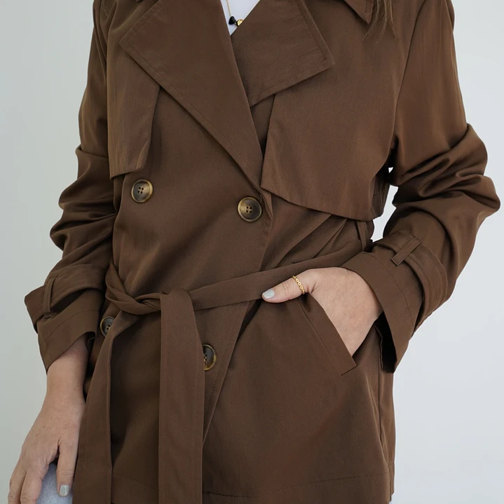 Trench Sofía Chocolate  2