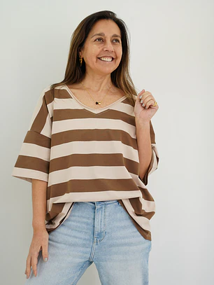 Polera Sara Chocolate 