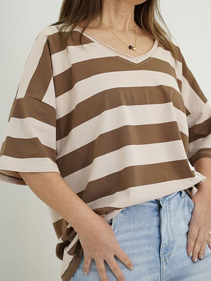 Polera Sara Chocolate 