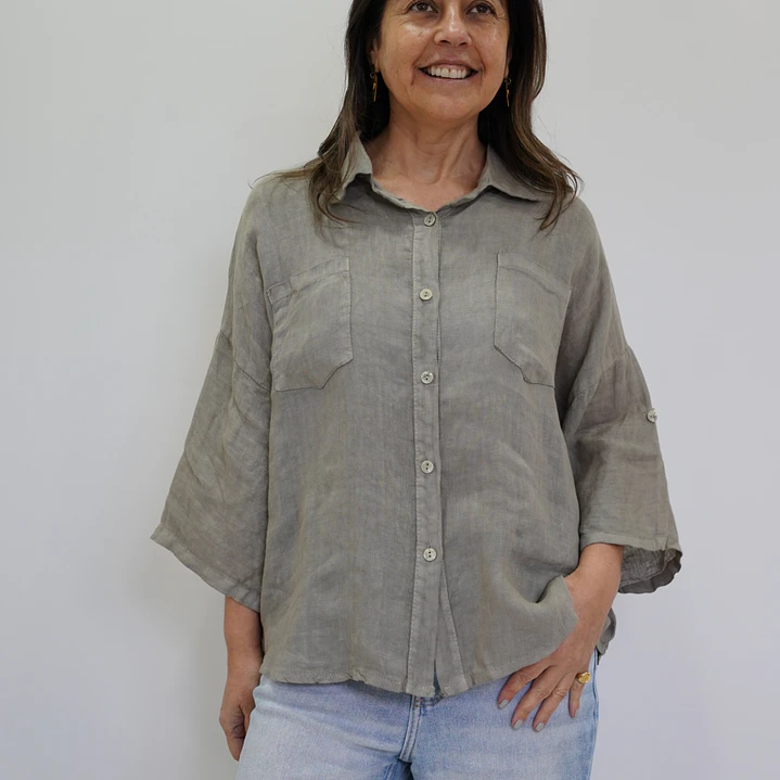 Blusa Florencia Taupe 1