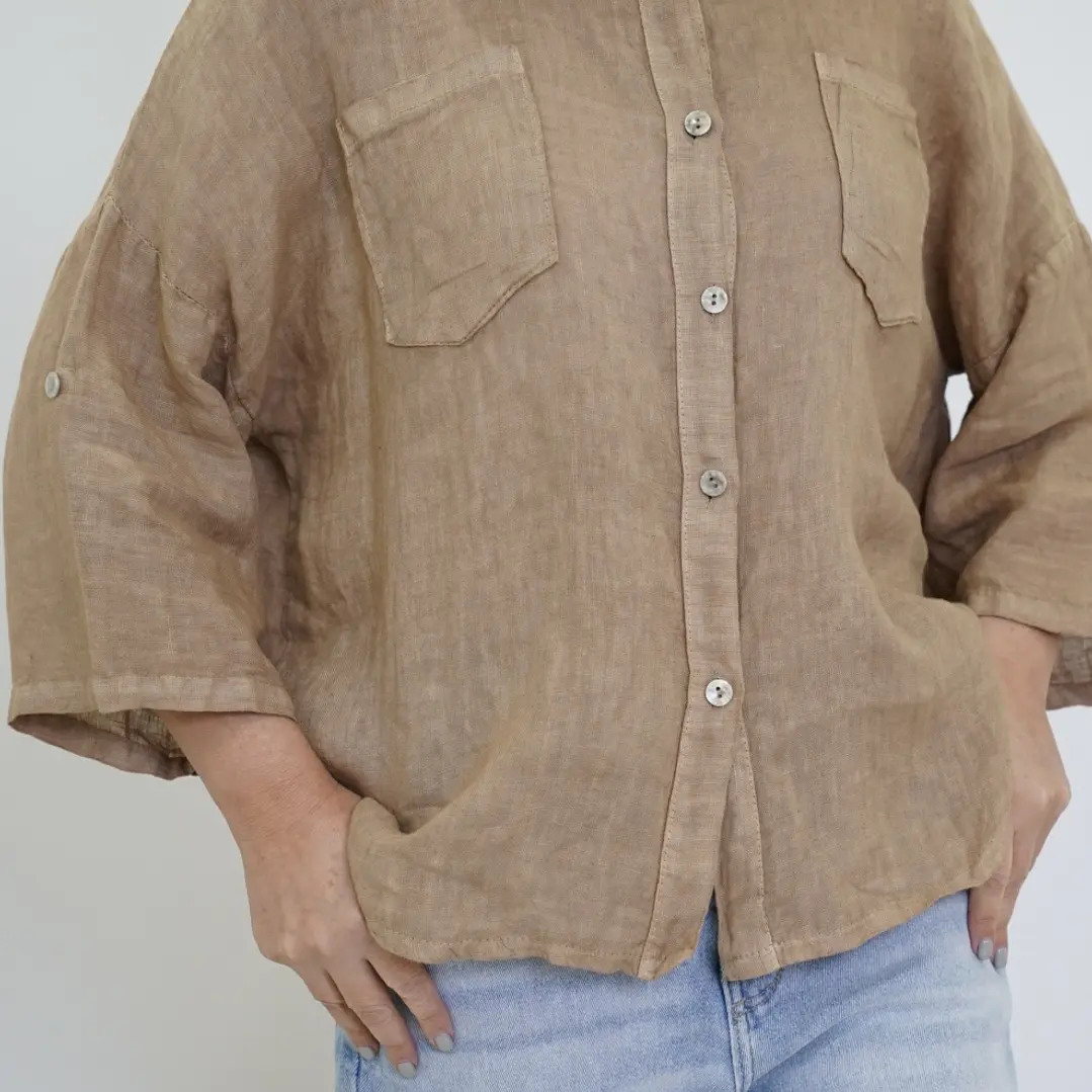 Blusa Florencia Camel 2