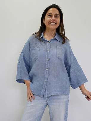 Blusa Florencia Celeste 