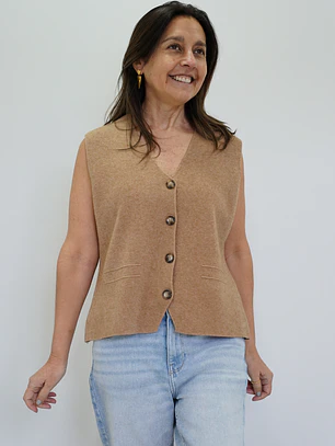 Chaleco Rita Camel