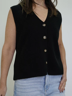 Chaleco Rita Negro