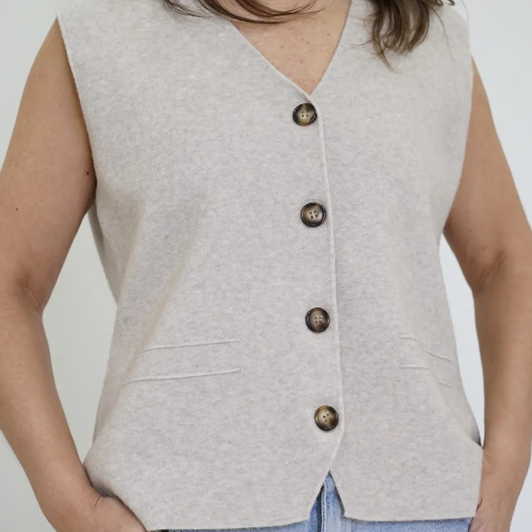 Chaleco Rita Beige 2