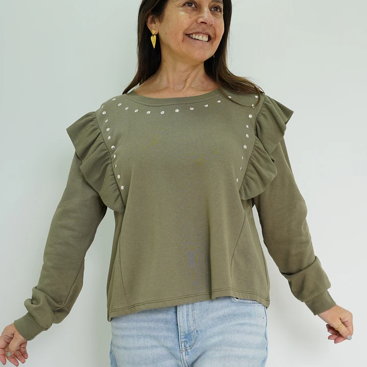 Poleron Laura Verde 1