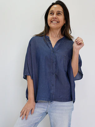 Blusa Begoña Azul