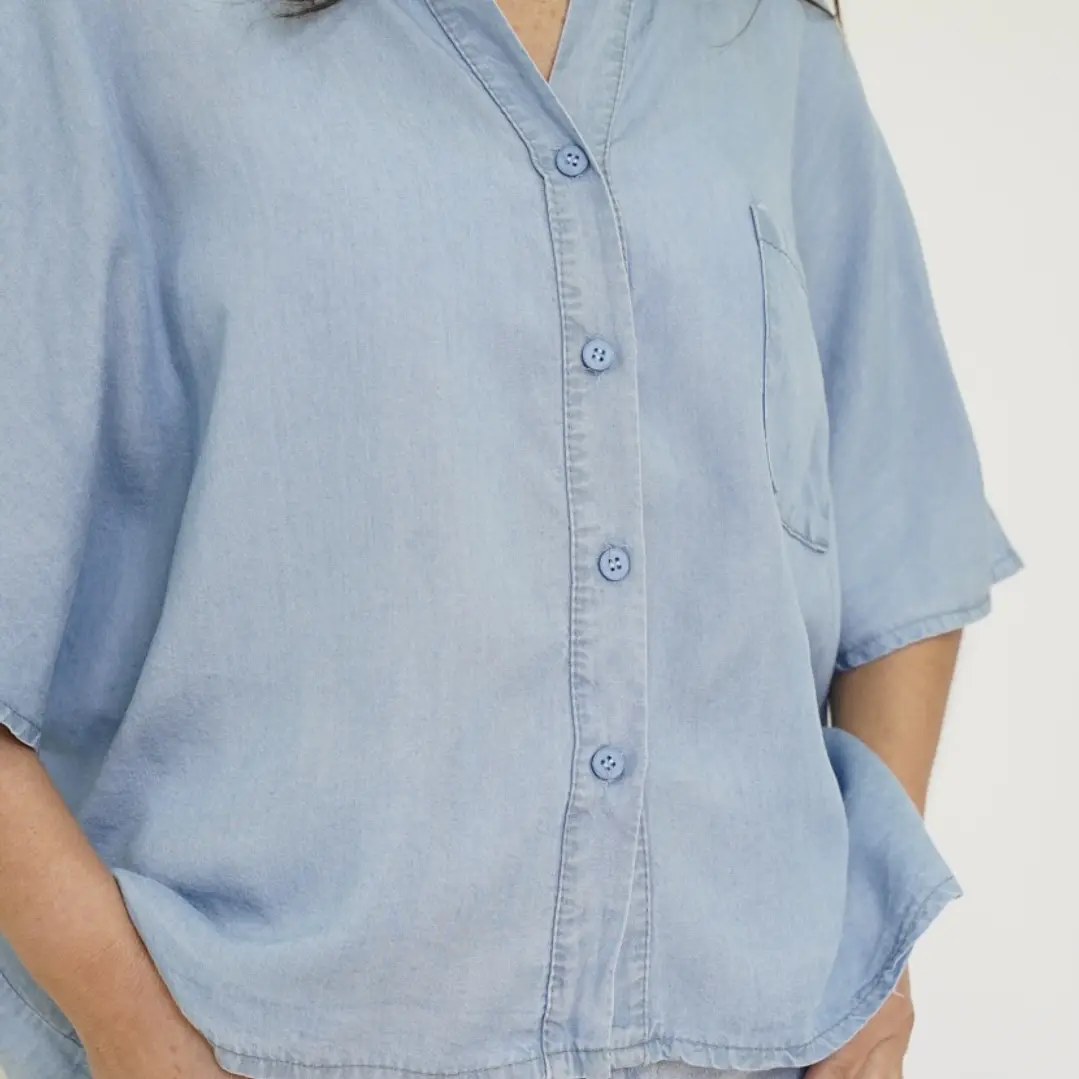 Blusa Begoña Celeste  2