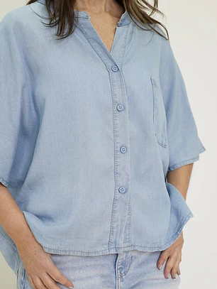 Blusa Begoña Celeste 