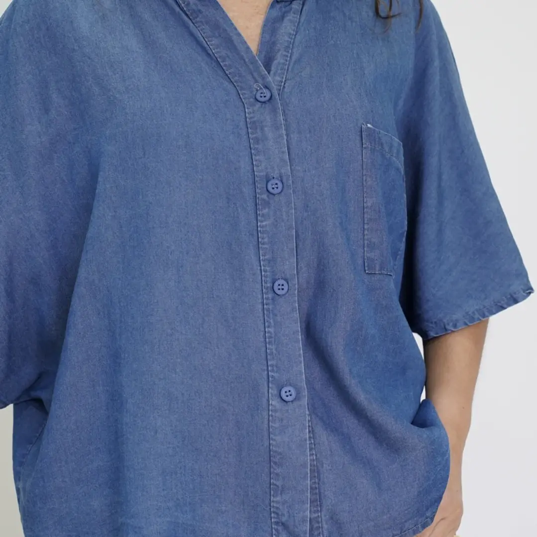 Blusa Begoña Mezclilla 2