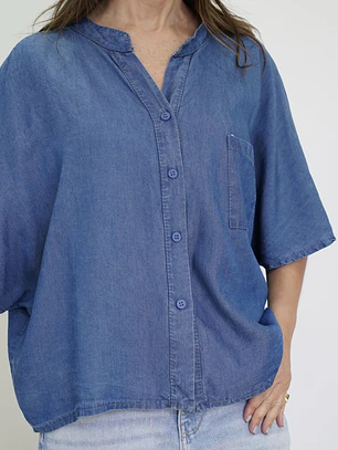 Blusa Begoña Mezclilla