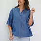 Blusa Begoña Mezclilla - Miniatura 3