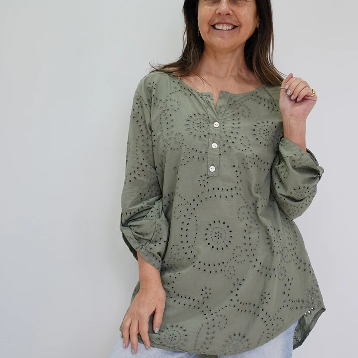 Blusa Camelia Verde 1
