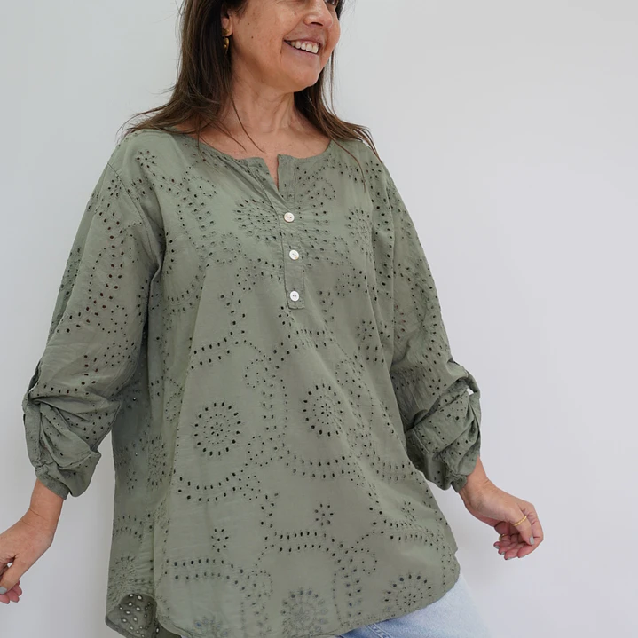 Blusa Camelia Verde 3