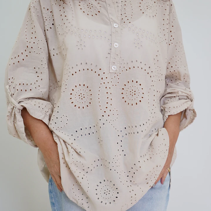 Blusa Camelia Beige 2