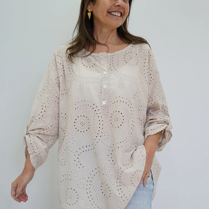 Blusa Camelia Beige 1