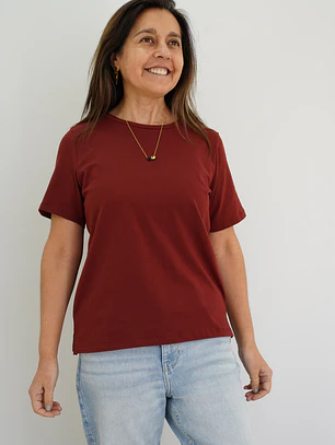 Polera Manuela Vino