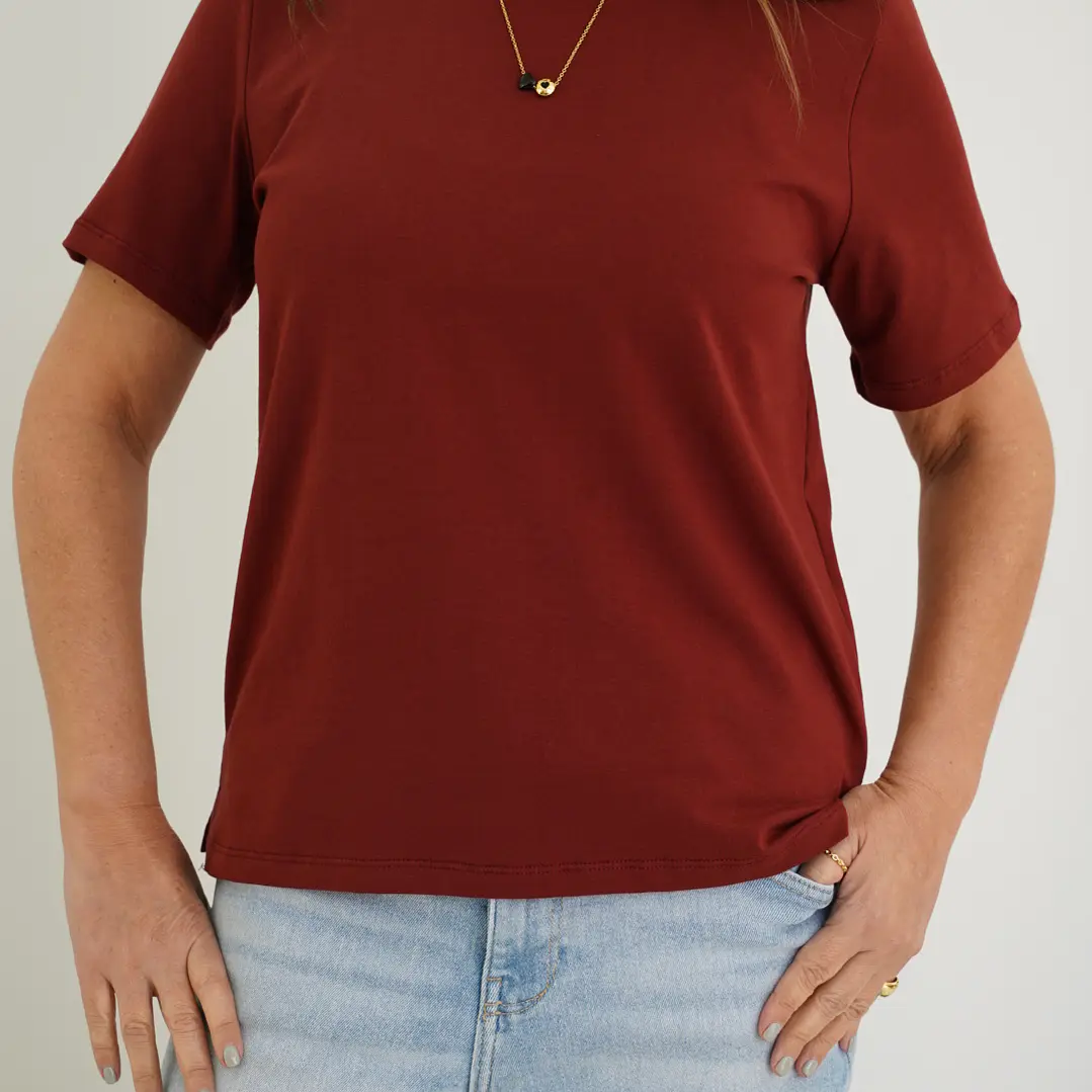Polera Manuela Vino 2
