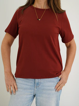 Polera Manuela Vino