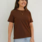 Polera Manuela Chocolate  - Miniatura 1